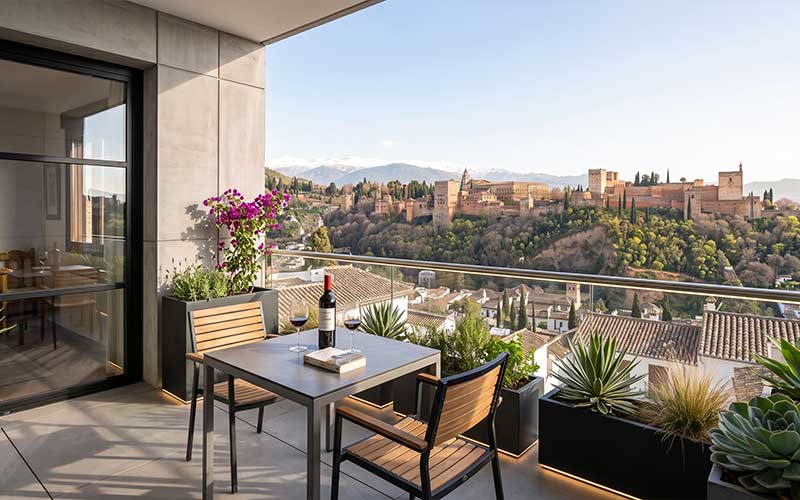 vistas y balcon para aumentar el valor de tu piso en granada